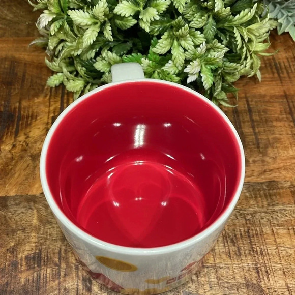 STARBUCKS You Are Here Collection Las Vegas 14oz Coffee Tea Cup Mug Red White - Picture 5 of 8